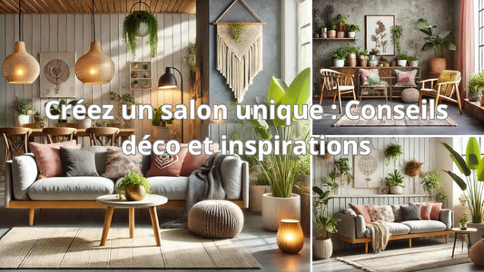 Créez un salon unique : Conseils déco et inspirations