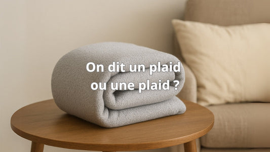 On dit un plaid ou une plaid ? La réponse simple (et ce que vous devez savoir)
