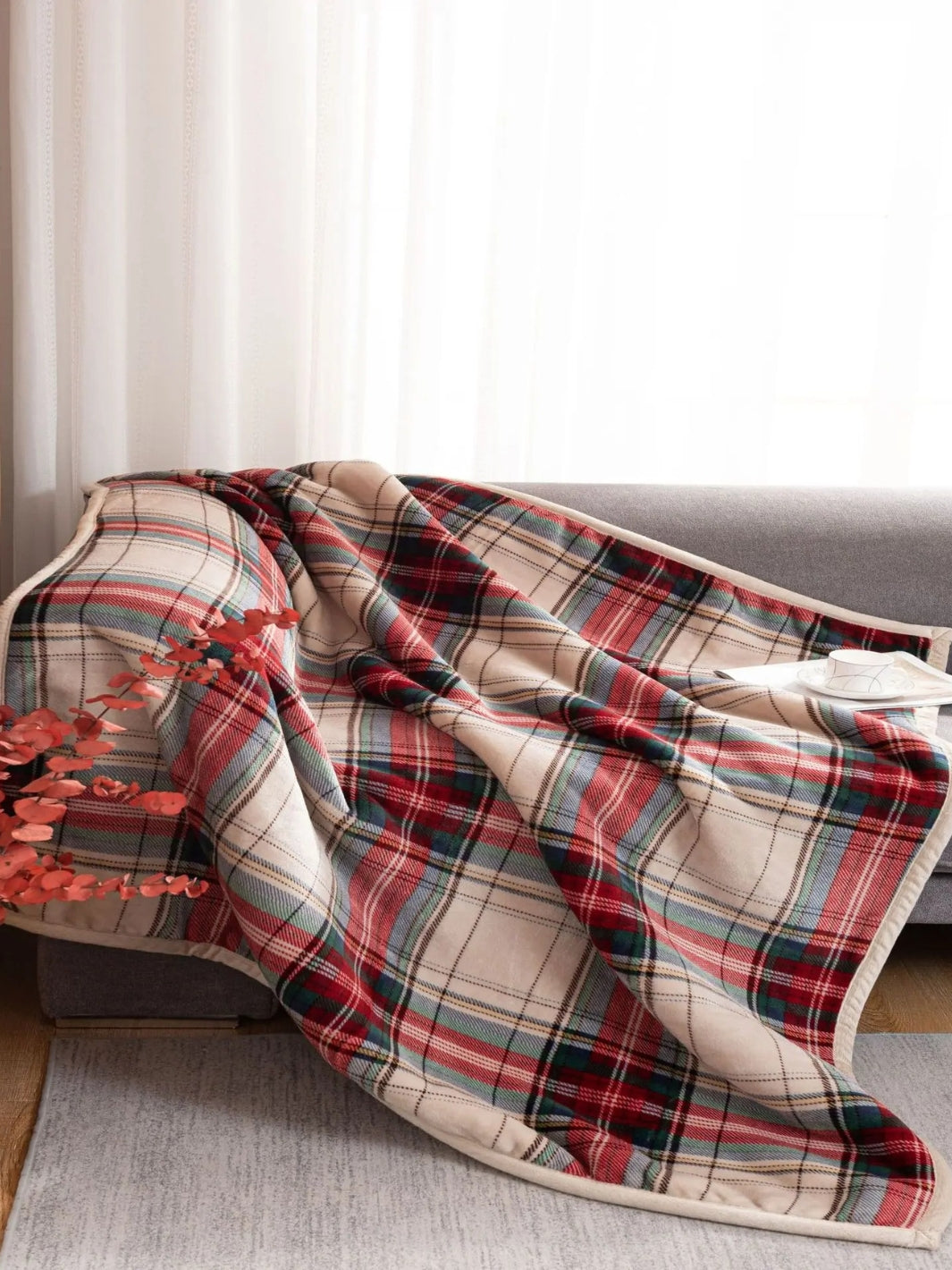 Plaid tartan automne