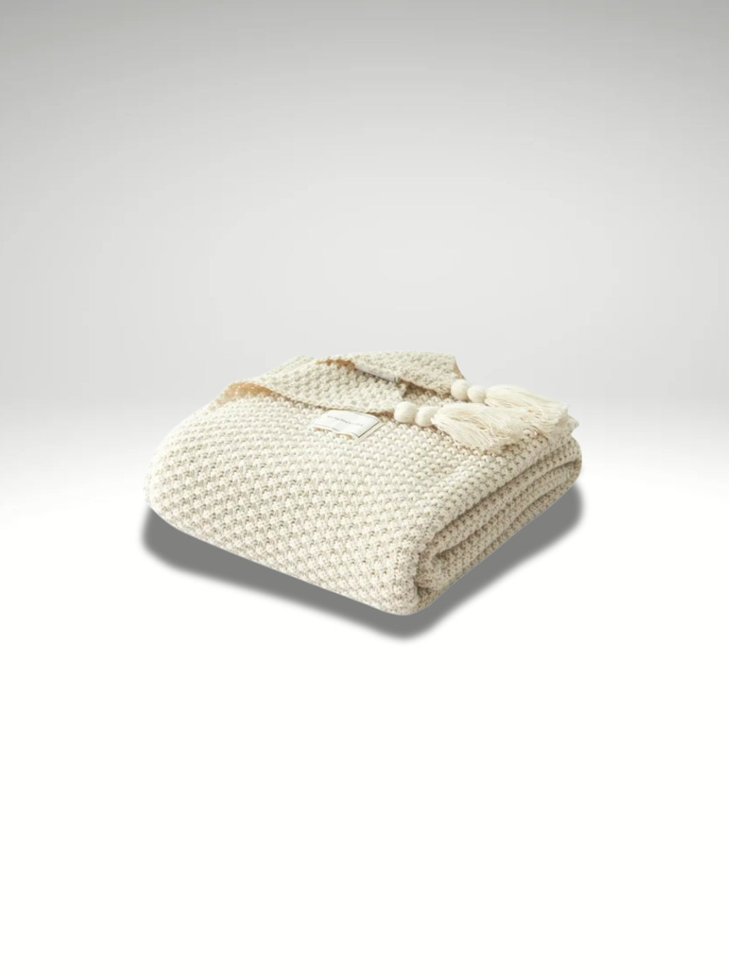 plaid en tricot pour déco