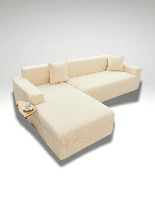 Housse de canapé d'angle 3 places