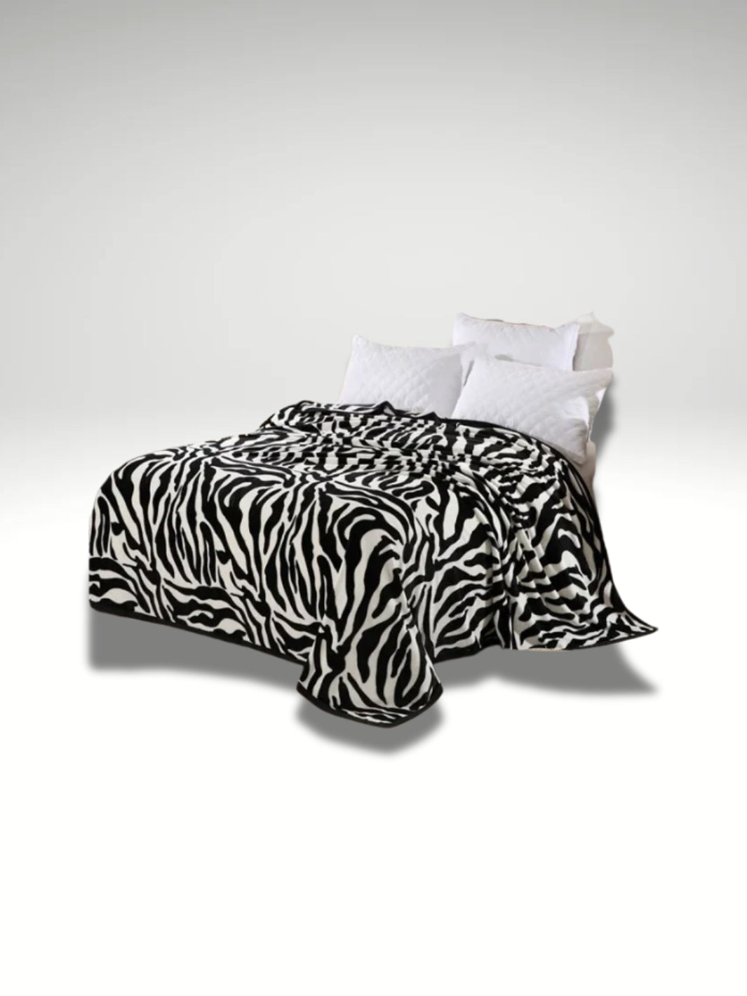 Couverture plaid zebre