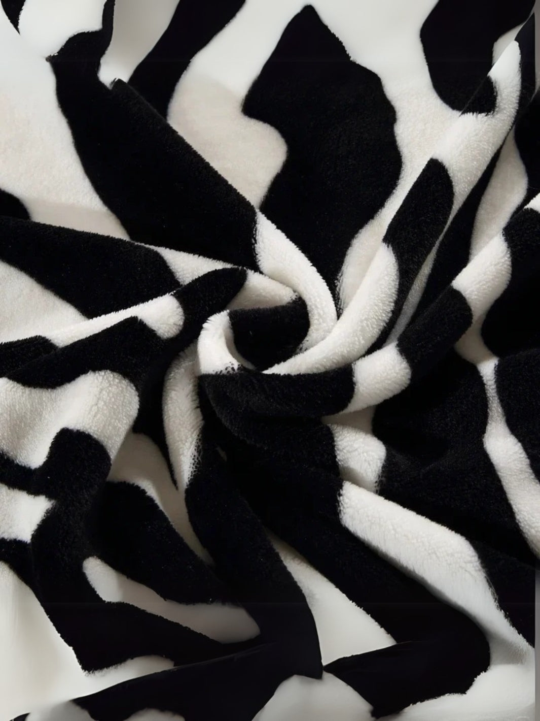 Couverture plaid zebre
