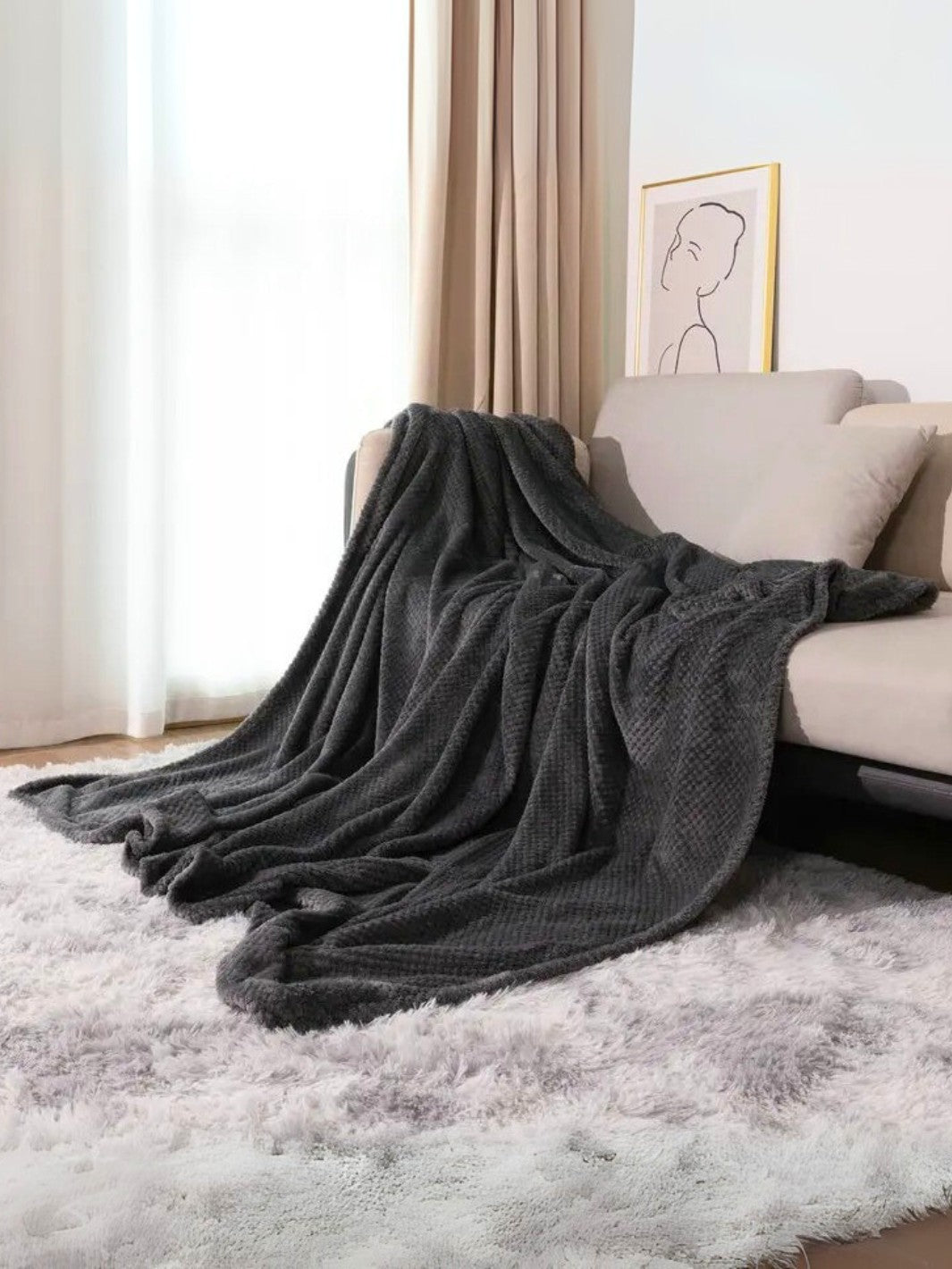 plaid couvre lit 220x240