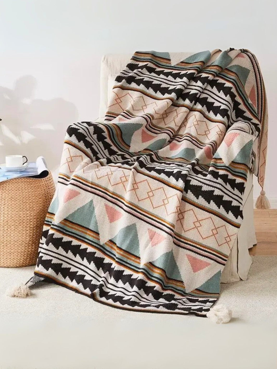 ethnique jeté de canapé