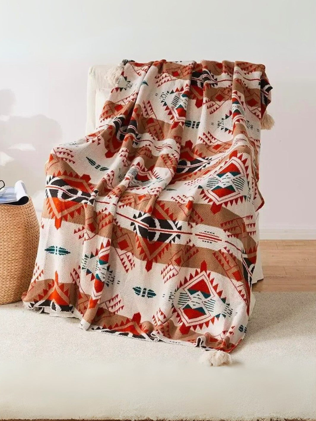 jeté de canapé indien