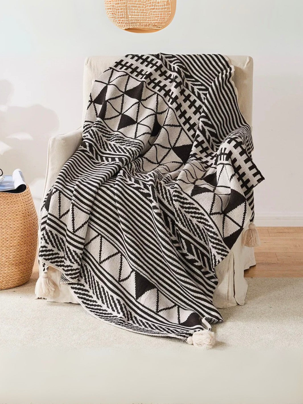 jeté de canapé moderne