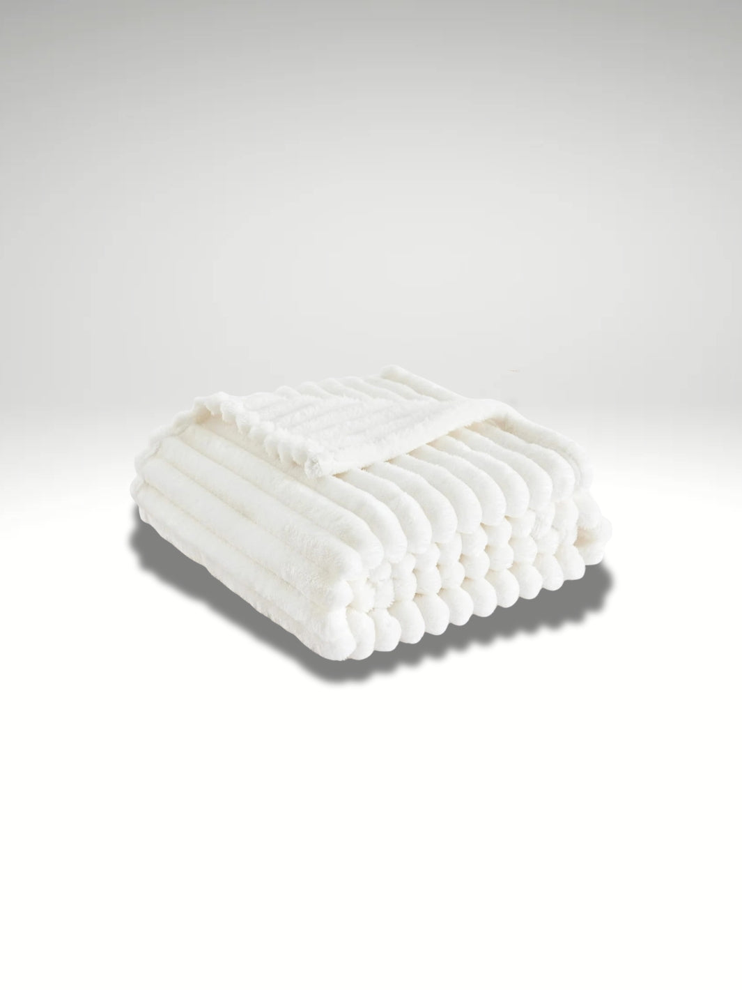 plaid fausse fourrure blanc 200x150