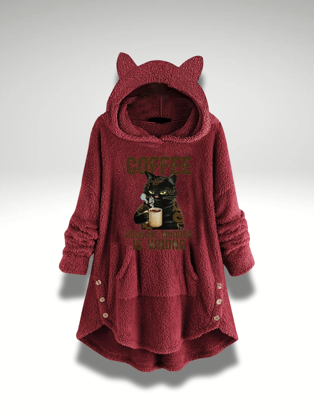 sweat plaid bordeaux