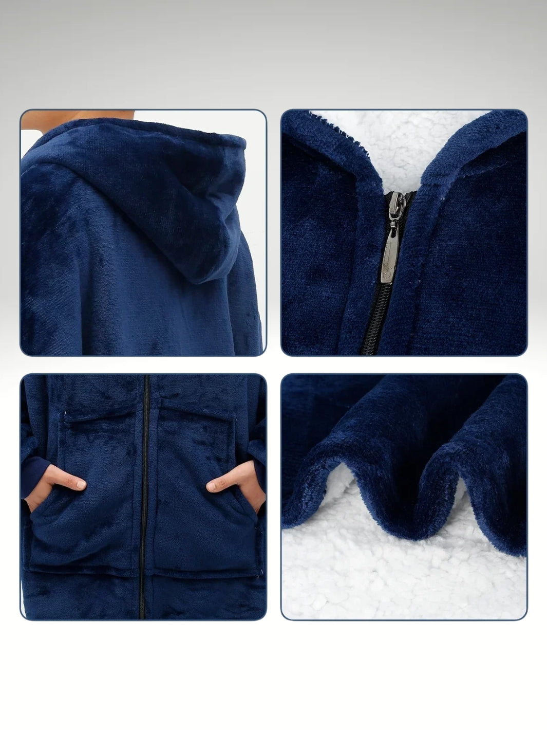 sweat plaid avec fermeture éclair