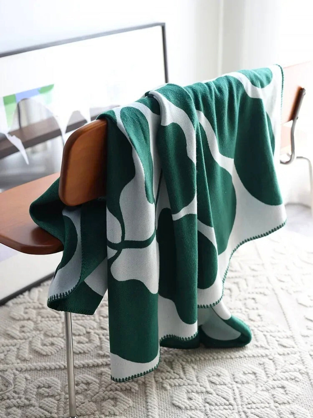 vintage plaid sofa