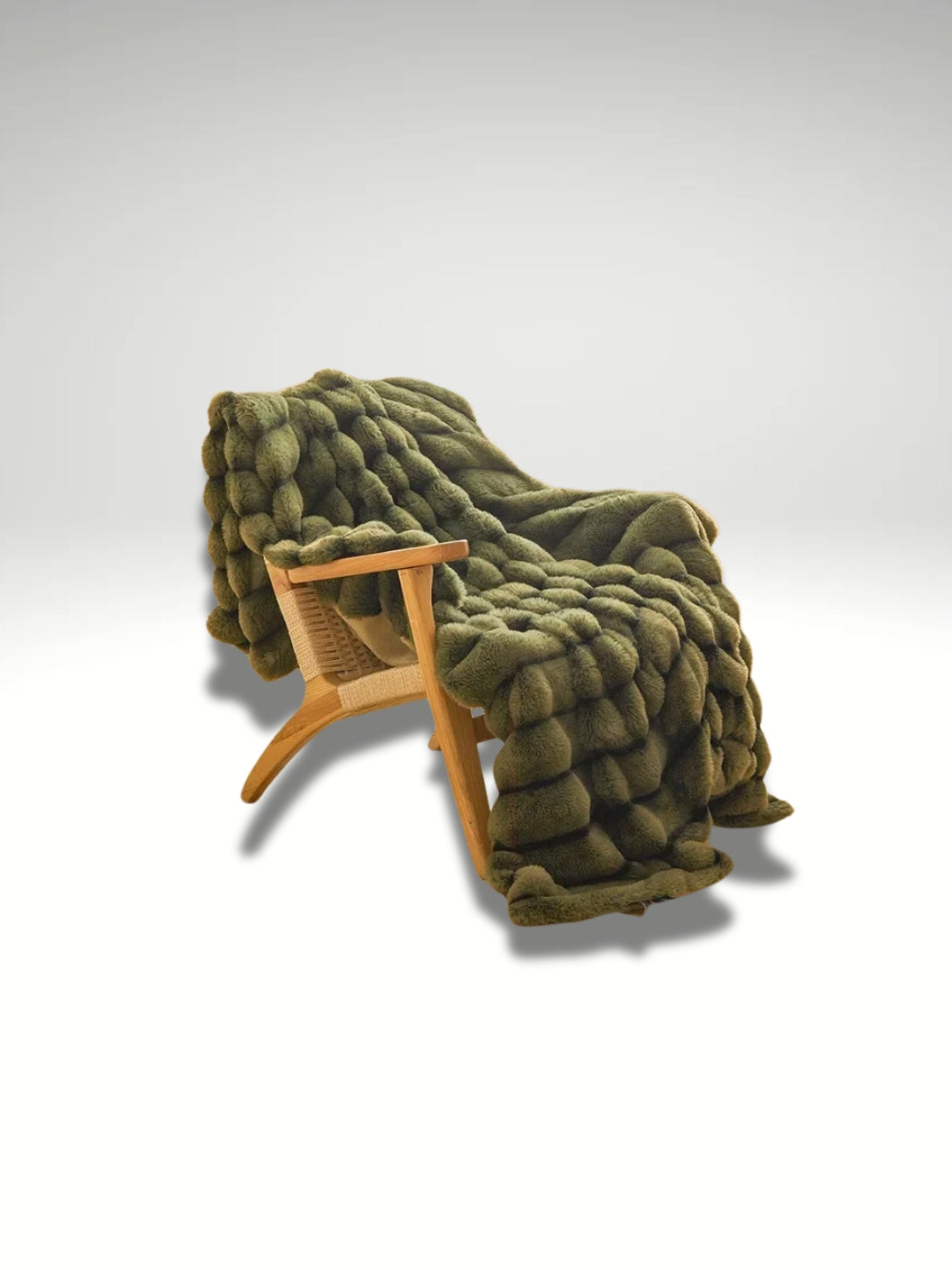 couverture polaire façon fourrure