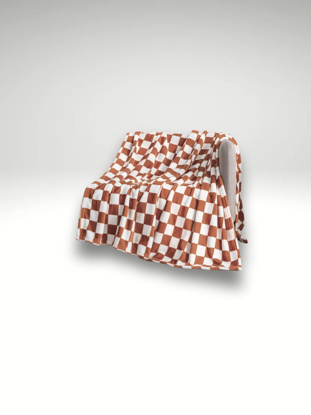 plaid douillet de fauteuil