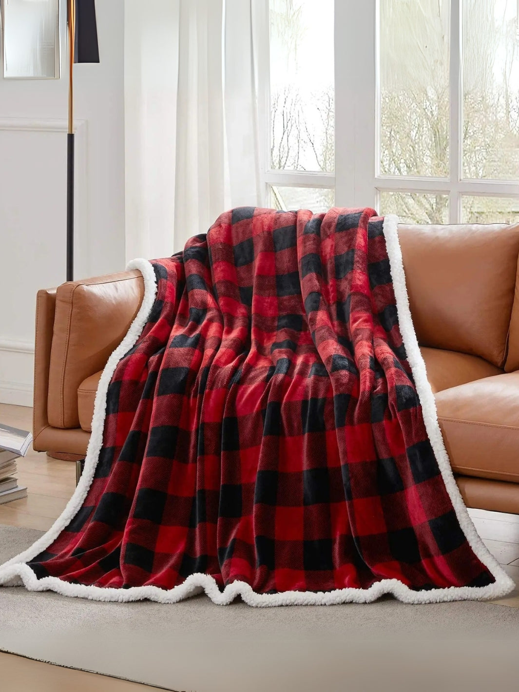 plaid tartan rouge