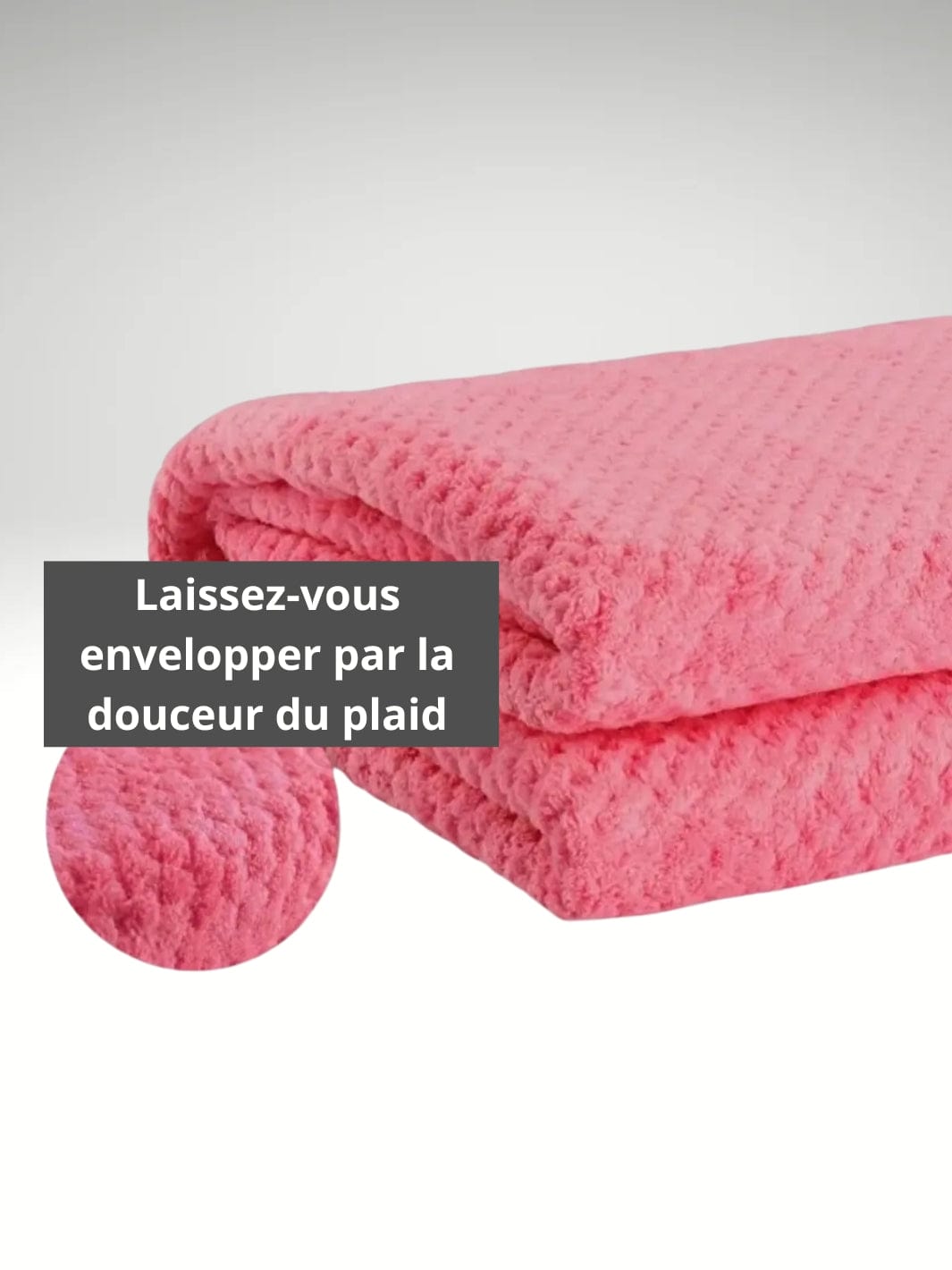 Couverture chauffante électrique Rose