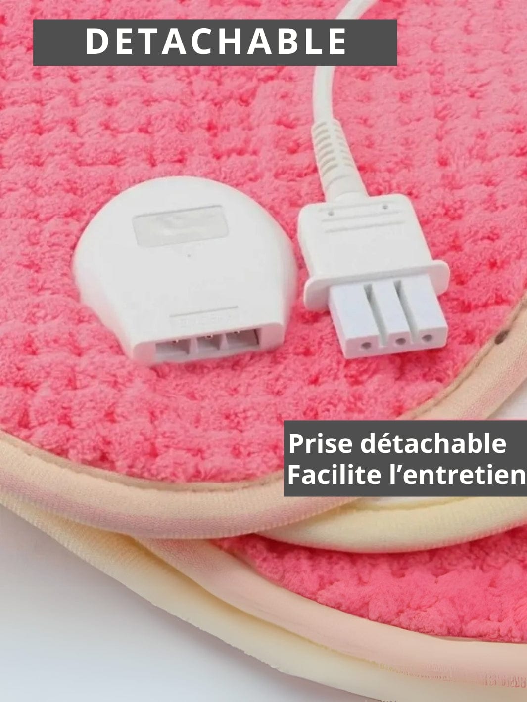 Couverture chauffante électrique Rose