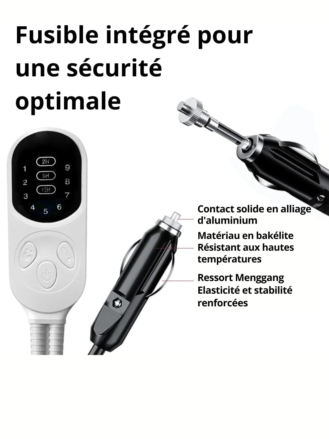 Couverture chauffante pour voiture