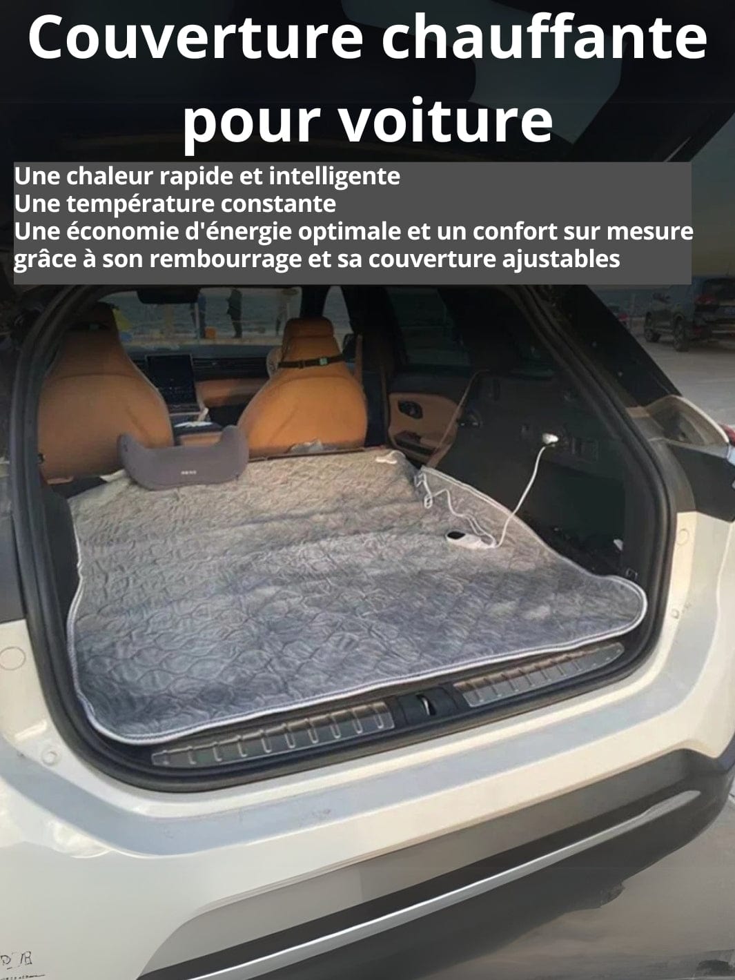 Couverture chauffante pour voiture