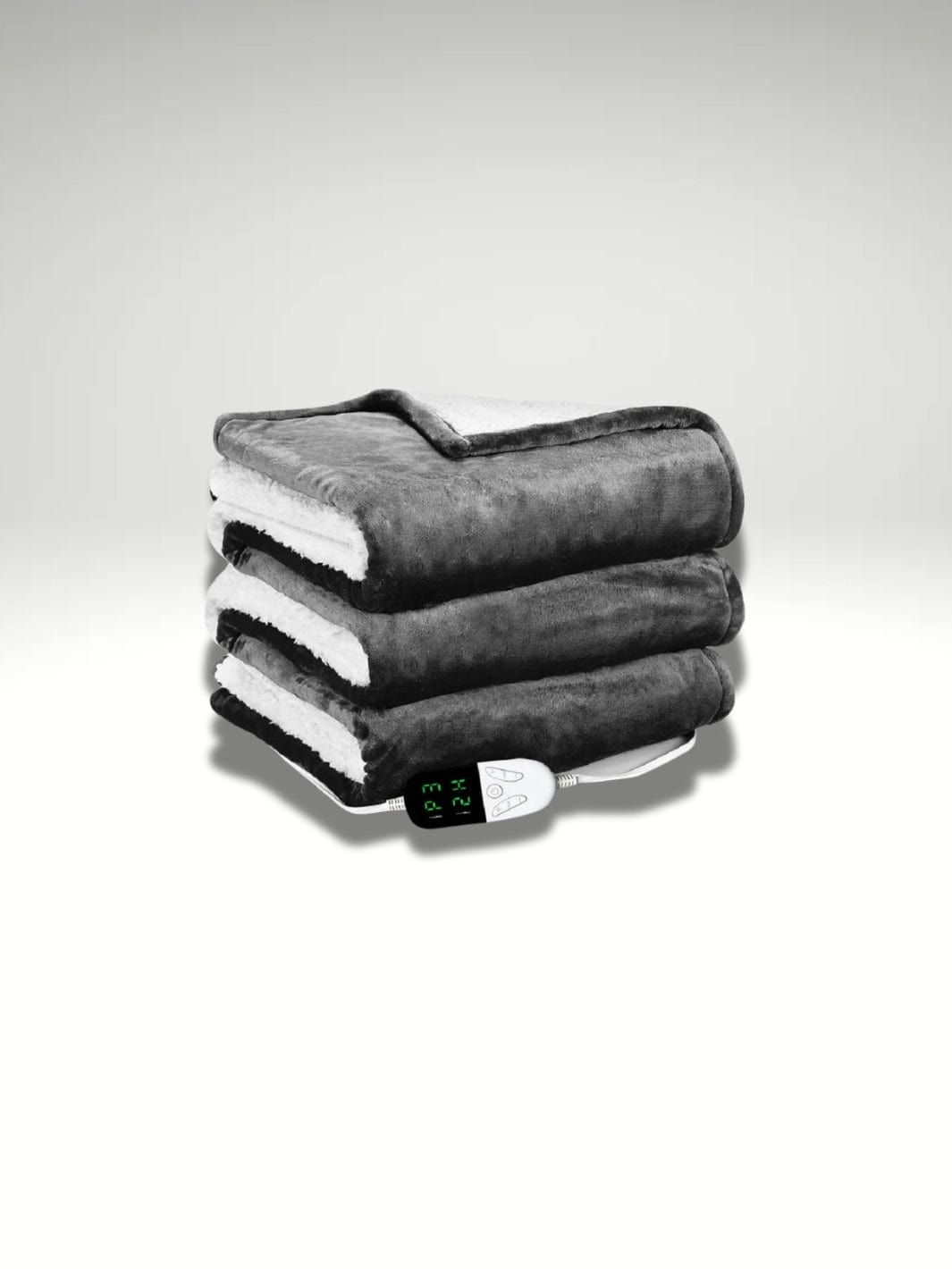 Couverture plaid chauffante | 127x153 Gris foncé