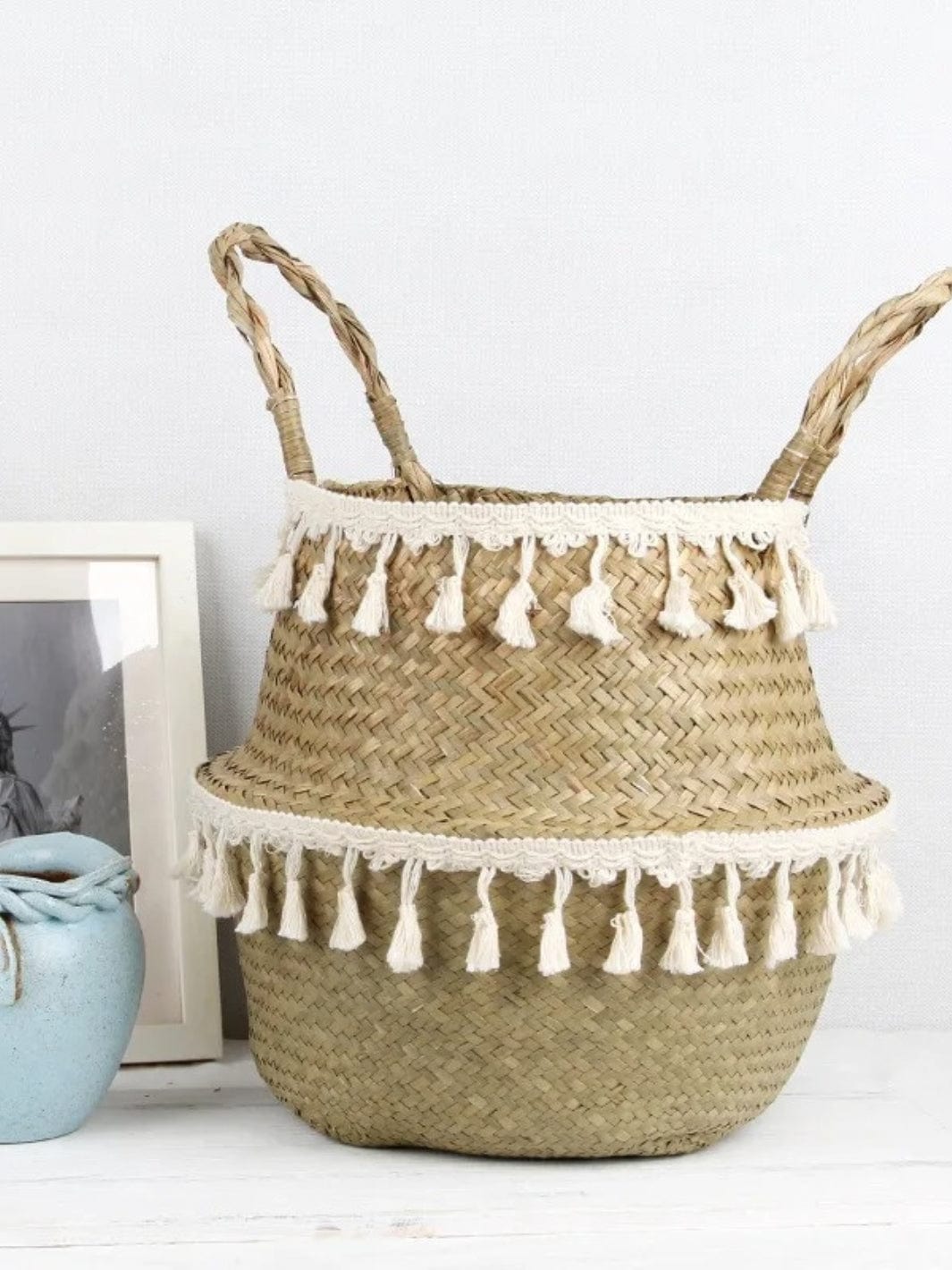 Panier pour ranger plaid