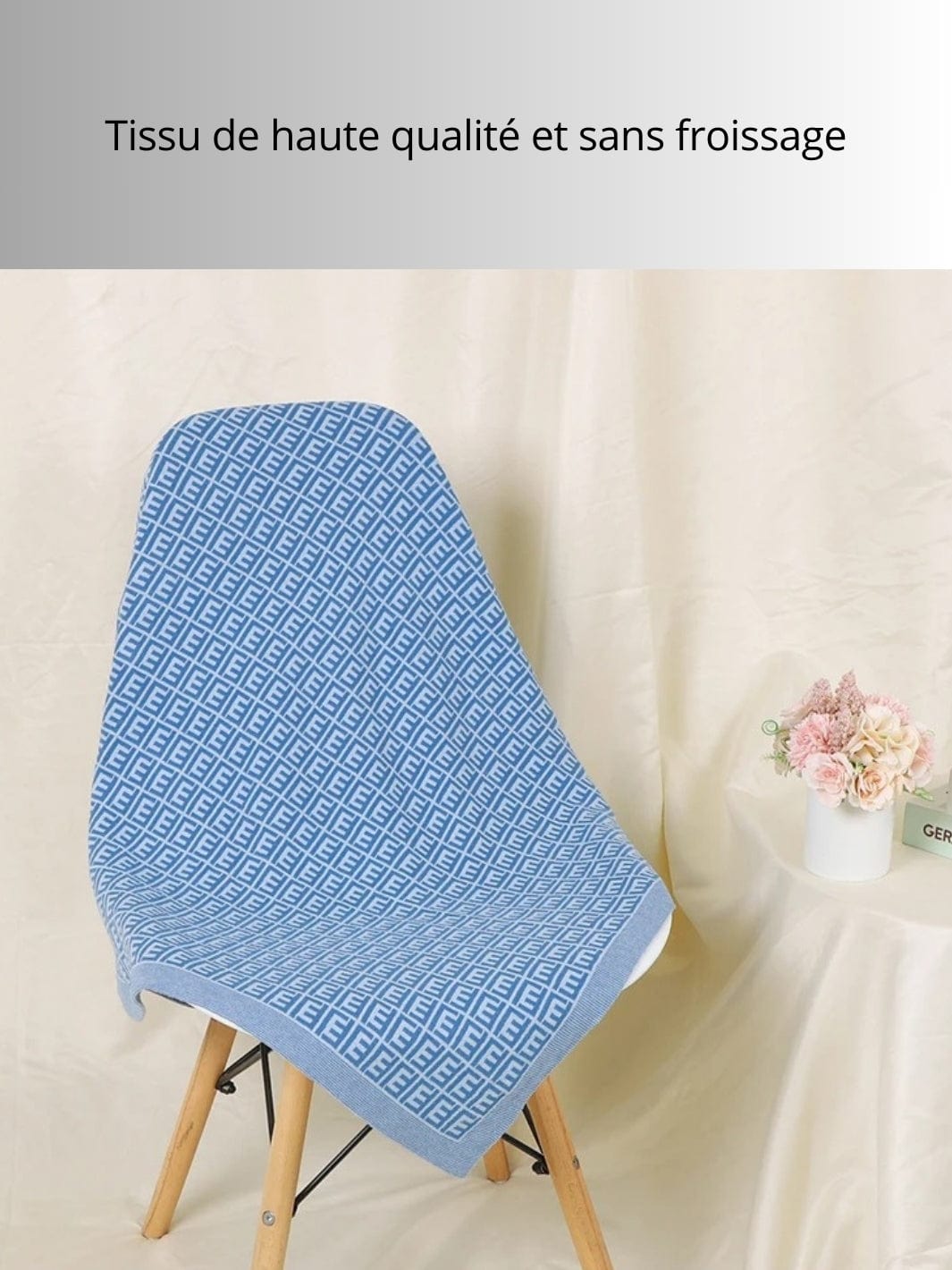 Plaid bebe polaire | bleu
