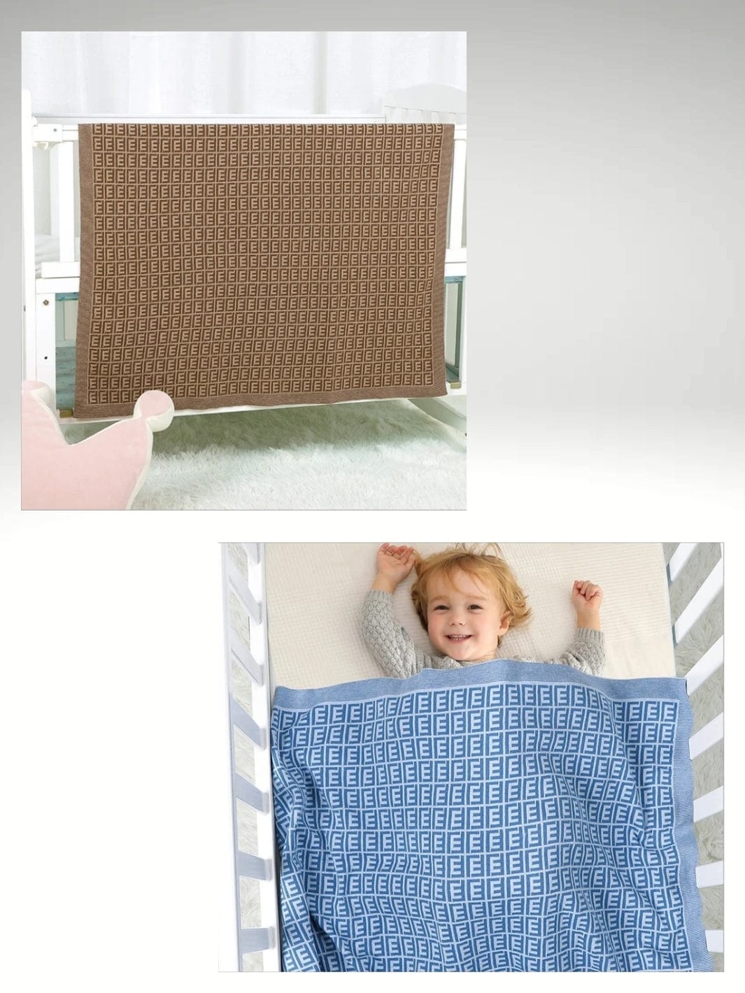 Plaid bebe polaire | bleu