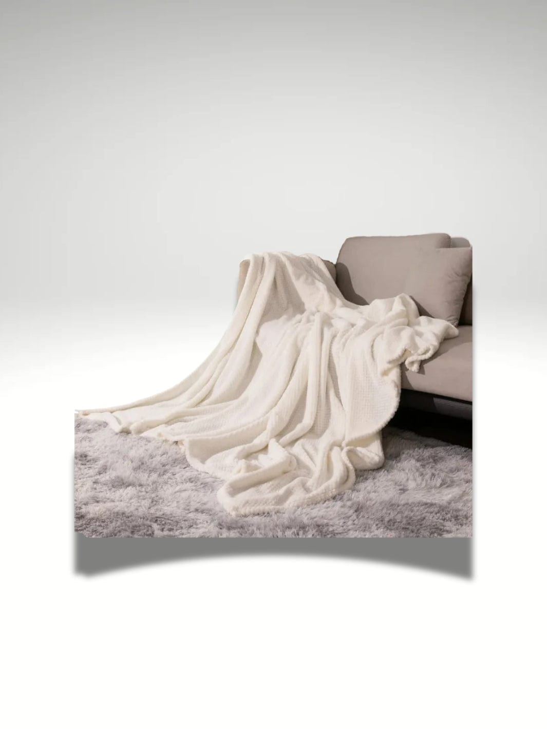 Plaid blanc 220×240 Blanc / 220x240cm