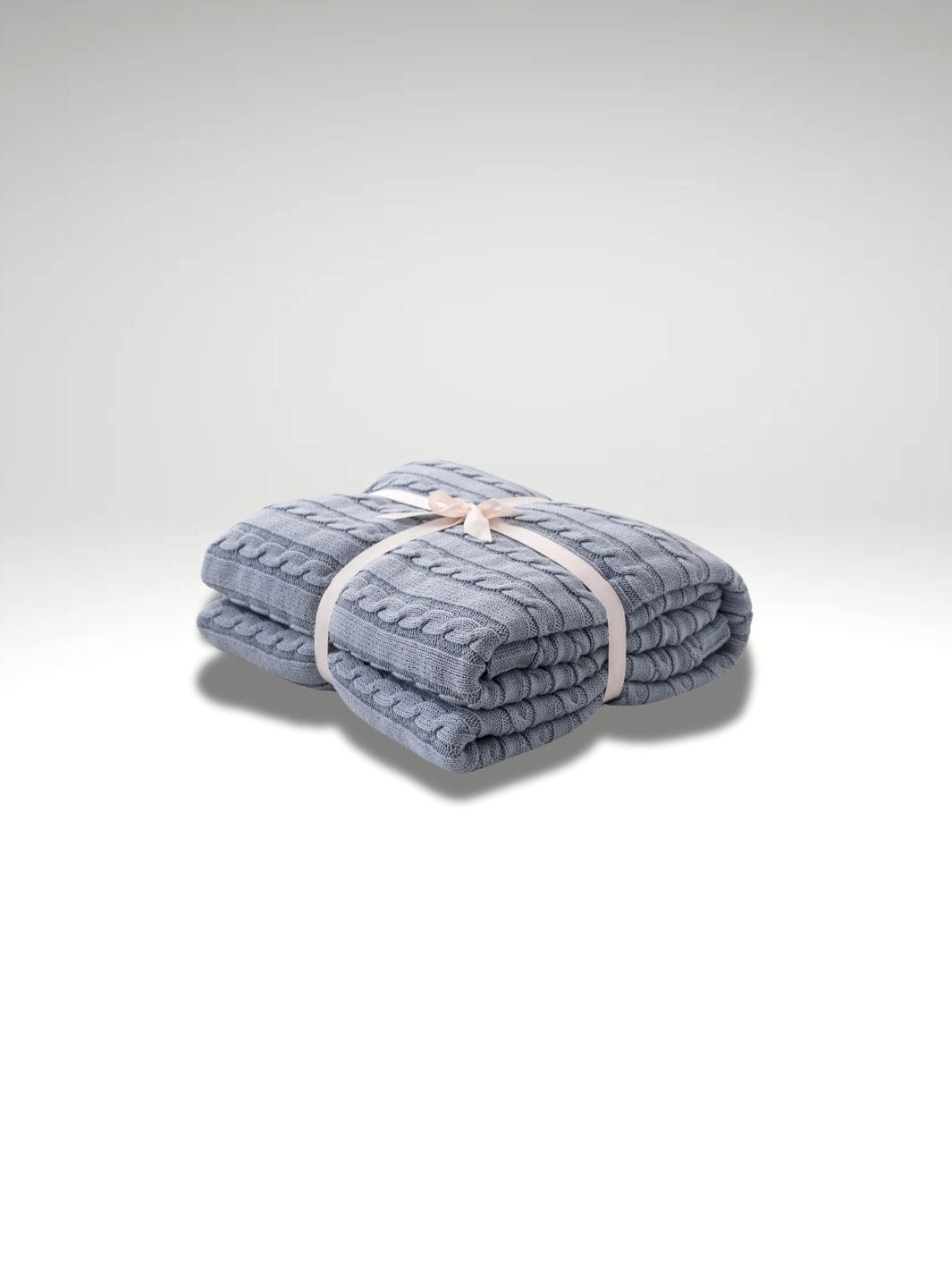 Plaid bleu gris Gris bleu / 110x180cm