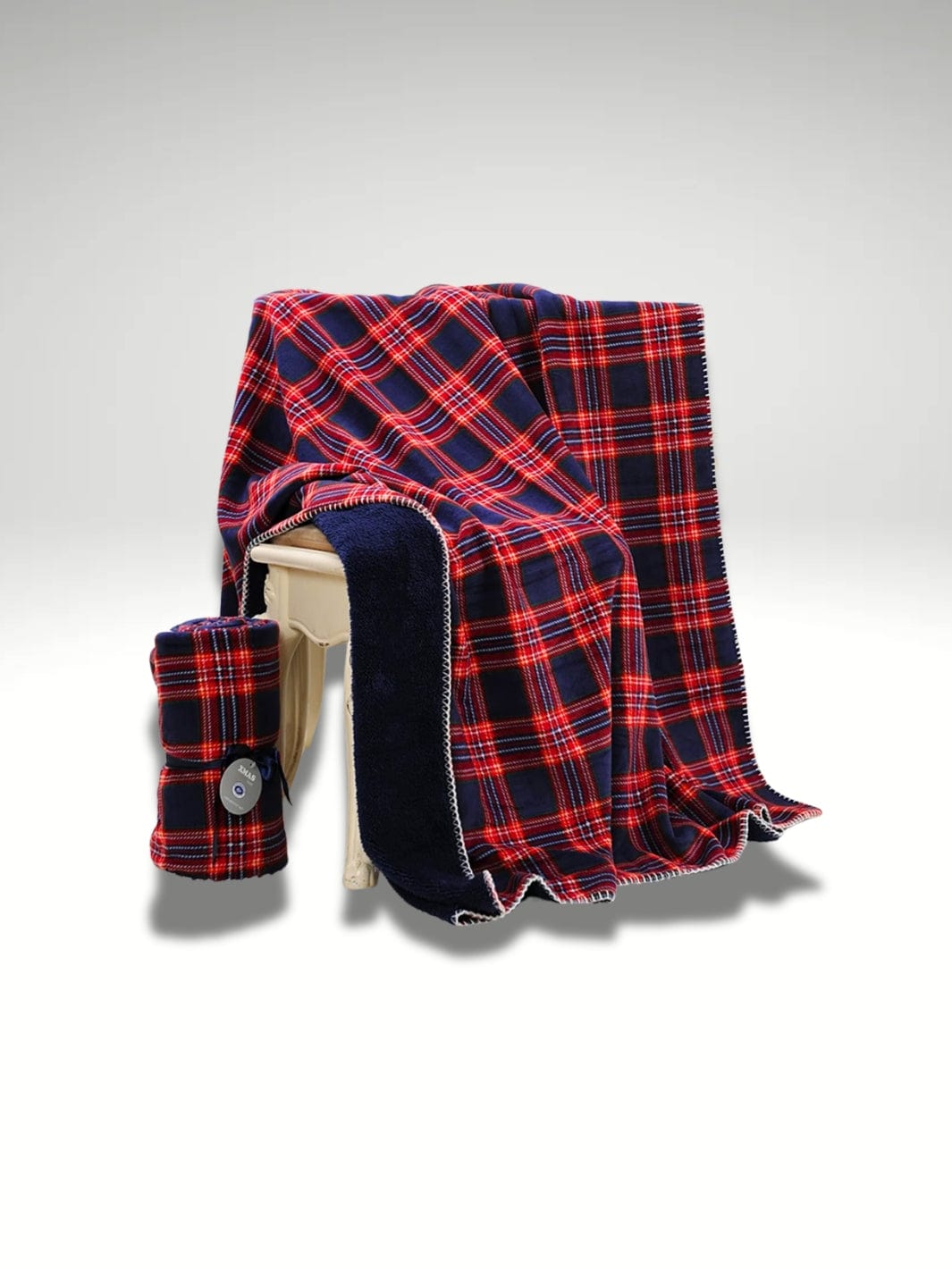 Plaid d'ecosse | Bleu 130x80 Bleu