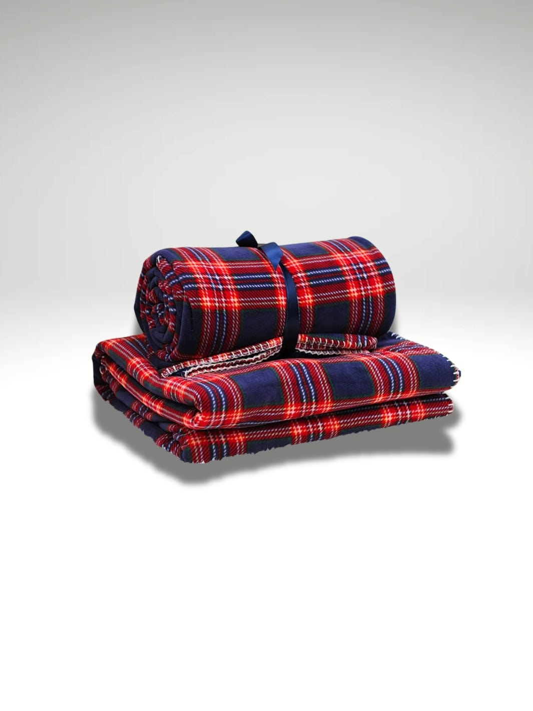 Plaid d'ecosse | Bleu 130x80 Bleu