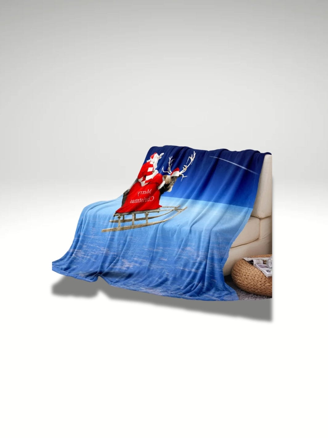 Plaid de noel bleu | Model 4 Model-4 / 120x100cm