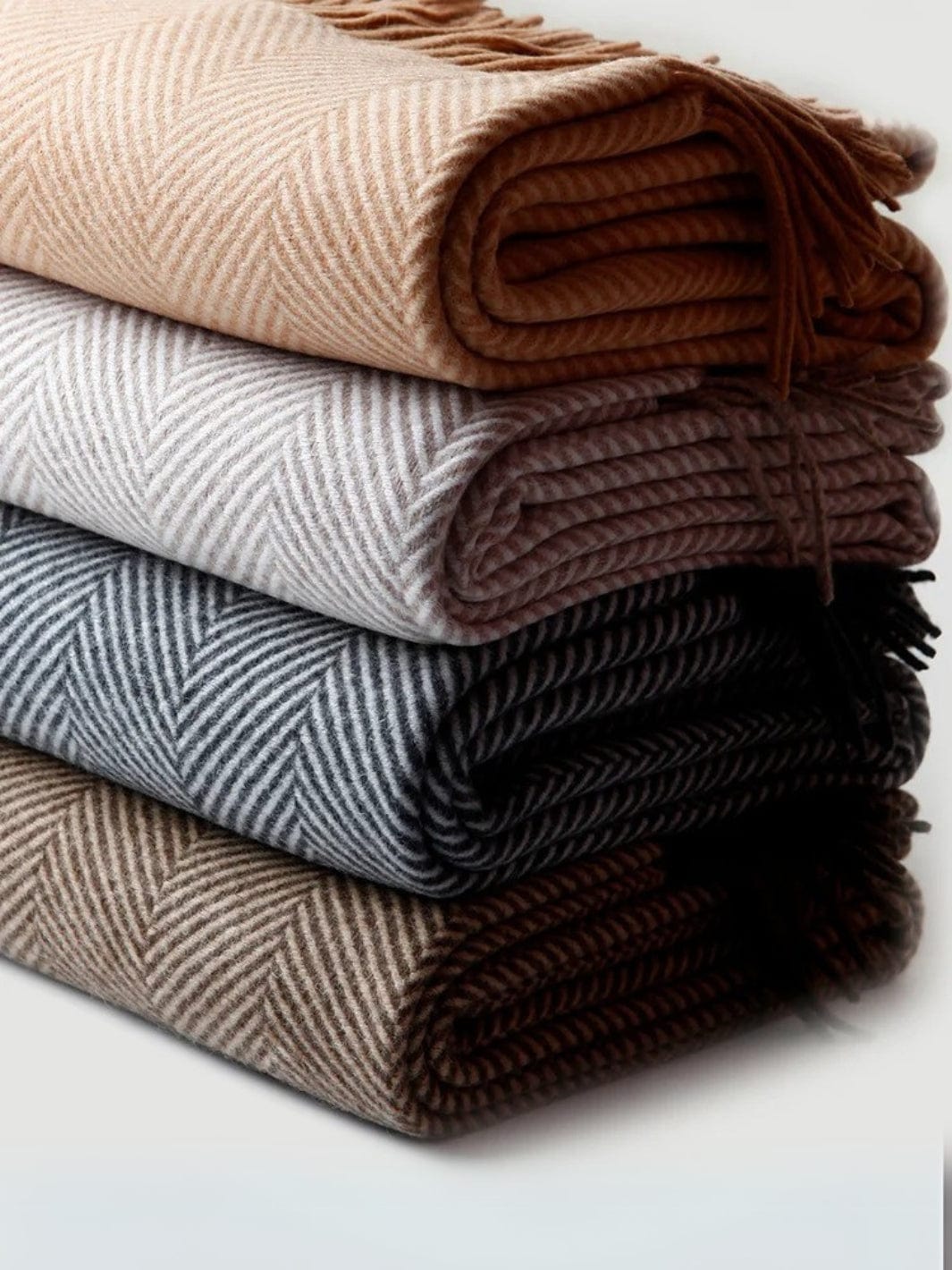 Plaid en laine grosse maille