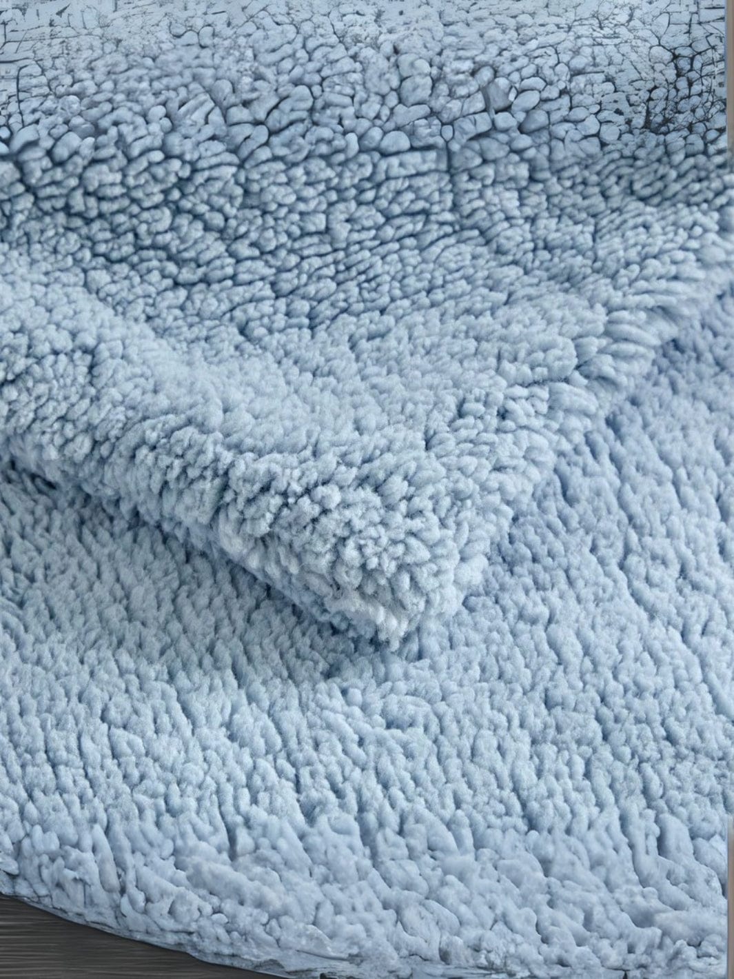 Plaid laine bleu