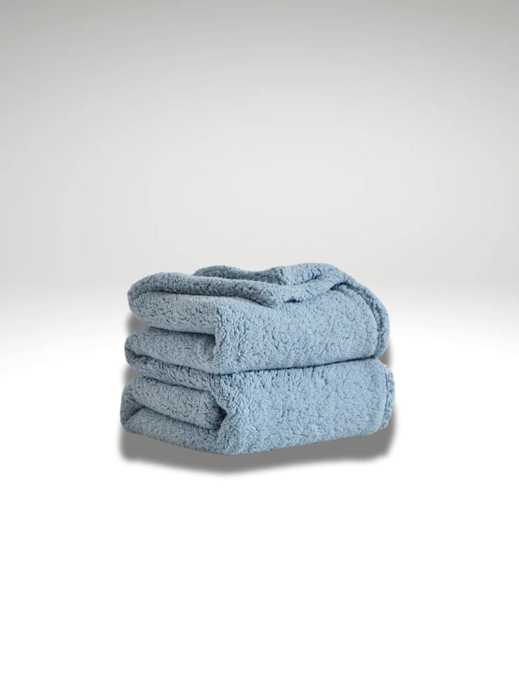 Plaid laine bleu