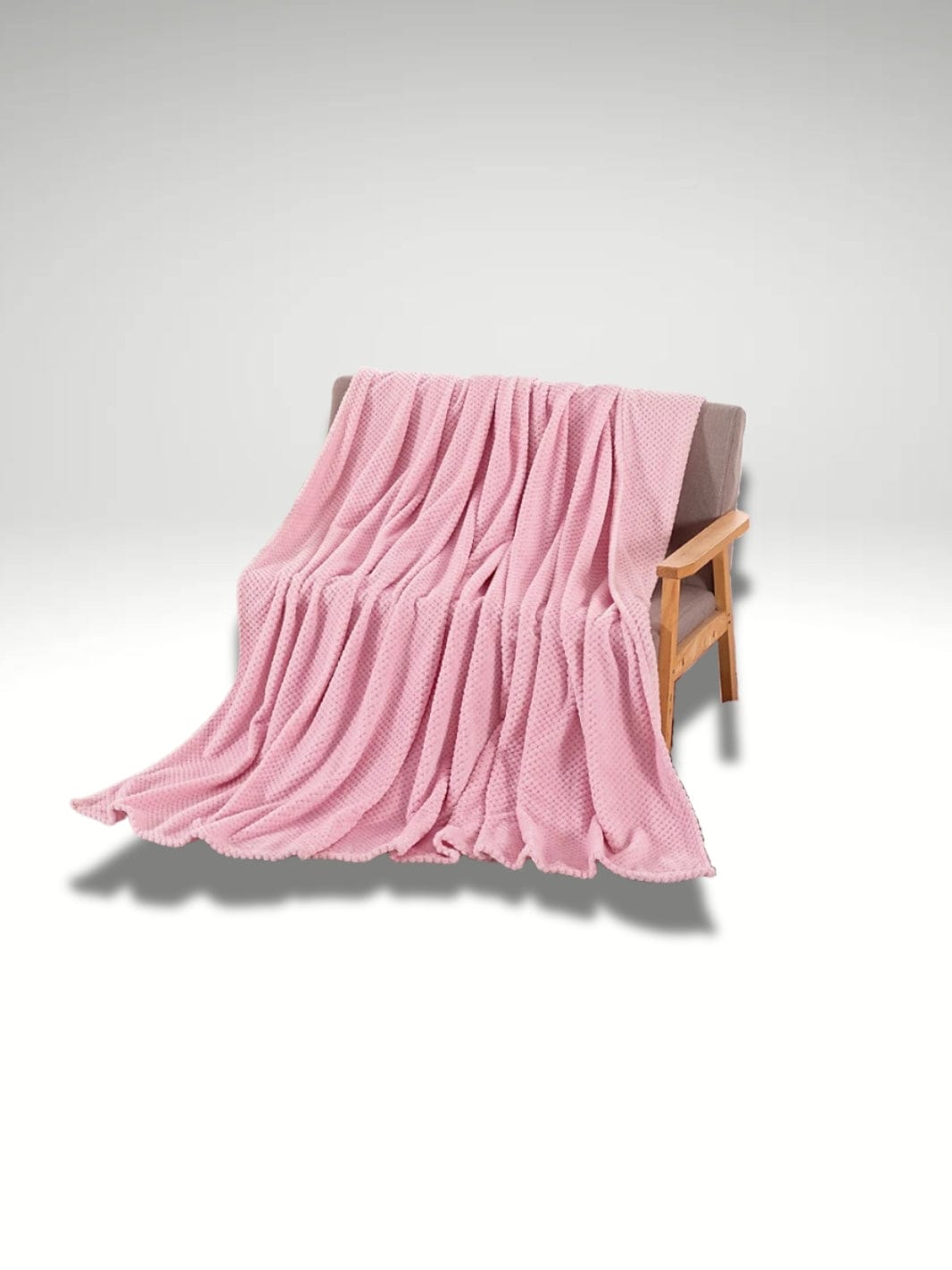 Plaid polaire rose