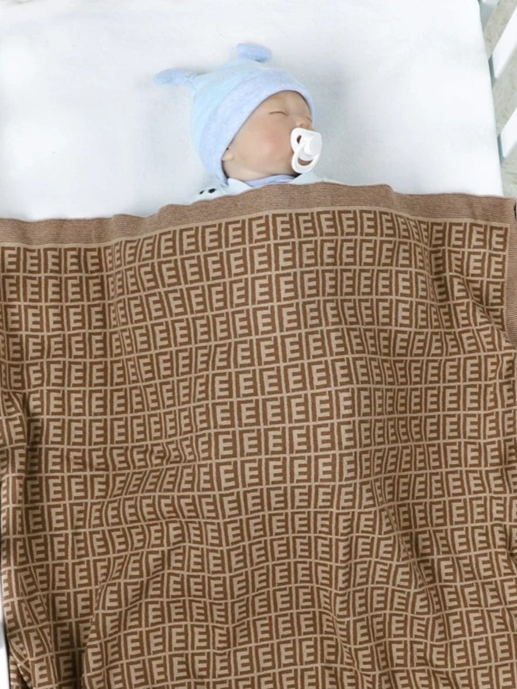 Plaid pour bebe | marron