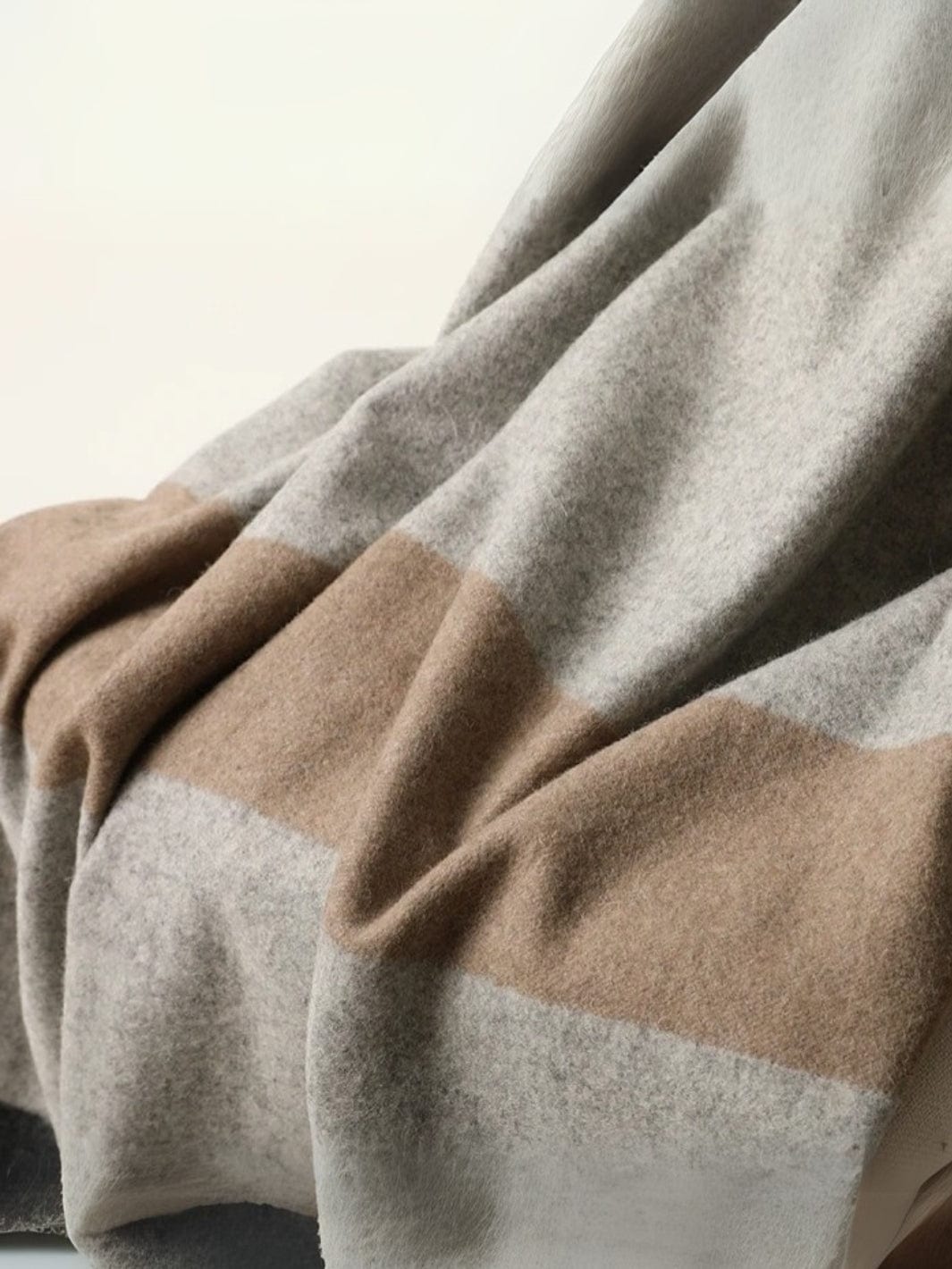 Plaid pure laine