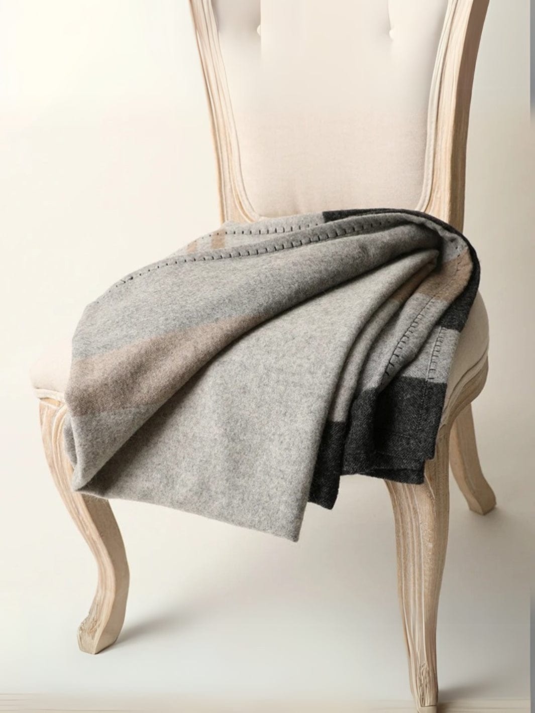 Plaid pure laine