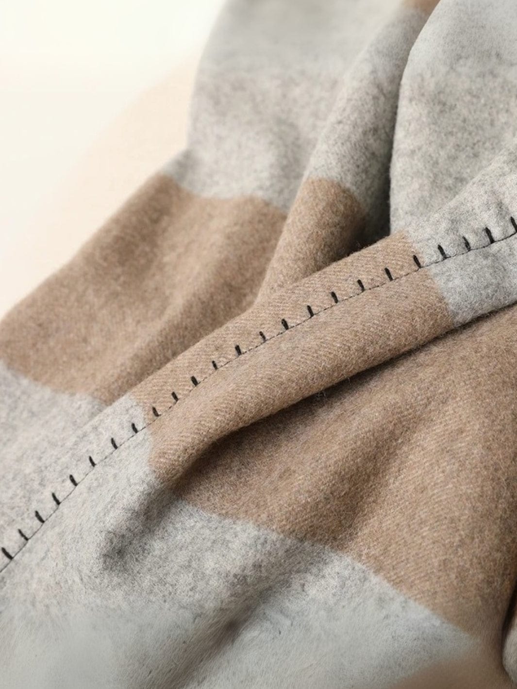 Plaid pure laine