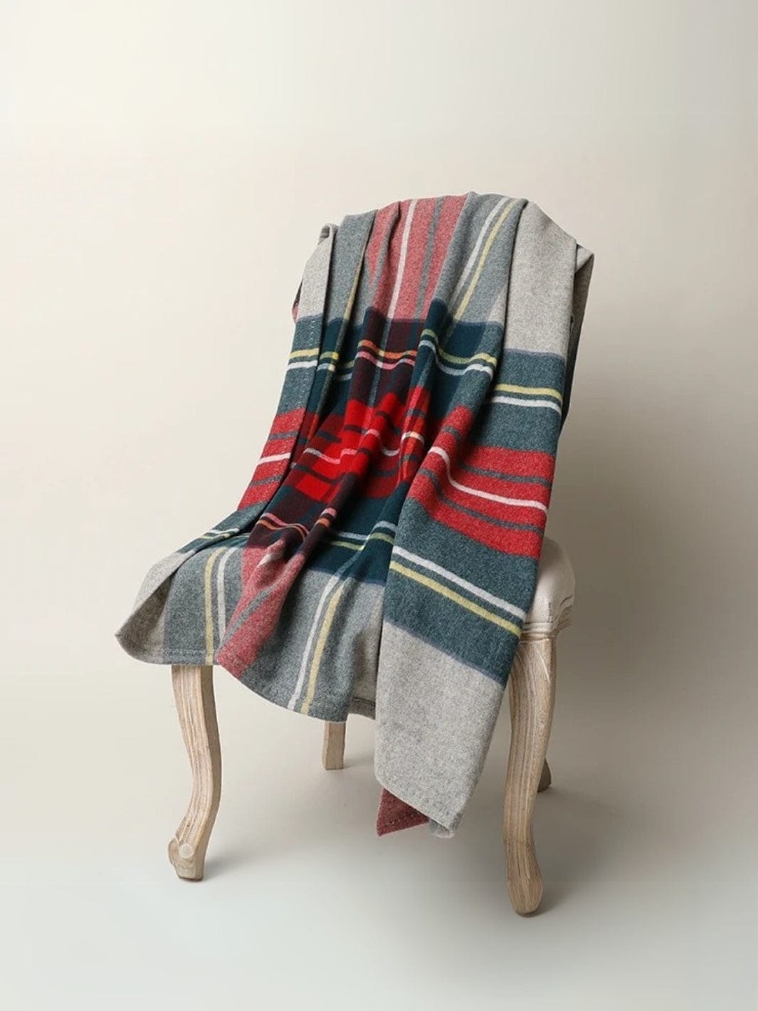 Plaid pure laine