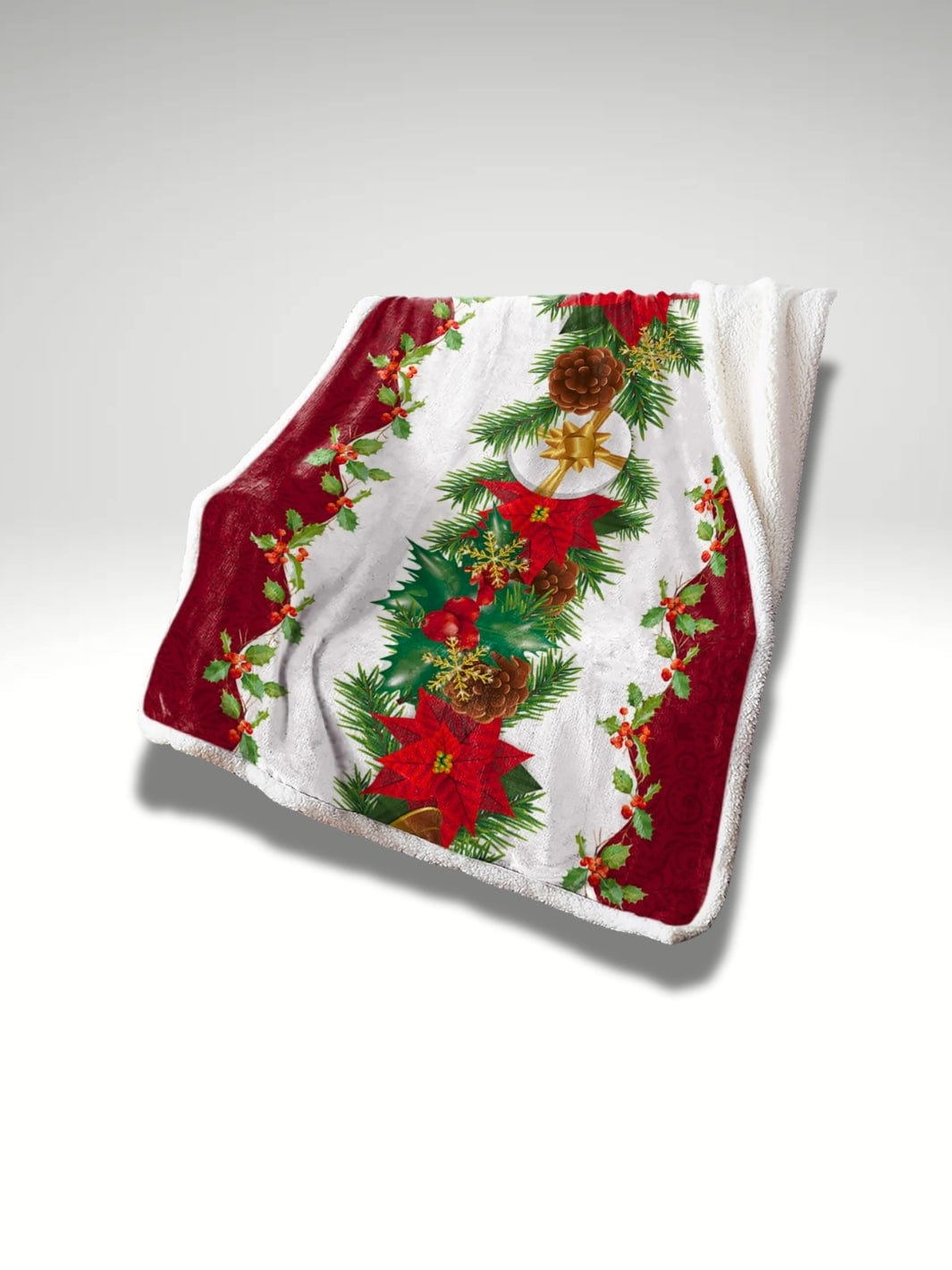 Plaid sherpa noel | Guirlande enchantée Guirlande enchantée / 100x125cm