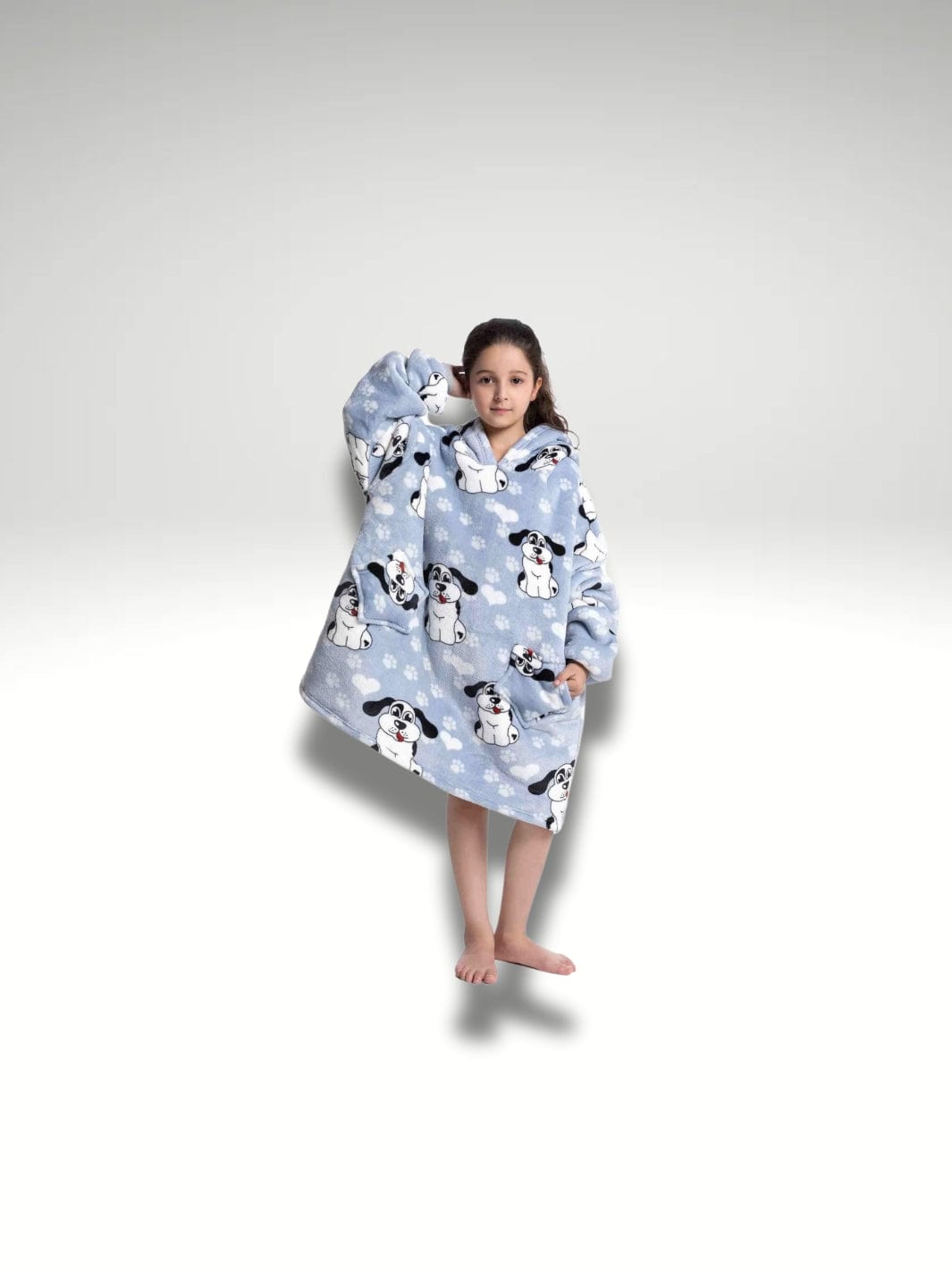 Plaid sweat a capuche enfant | chien Chien / Enfant