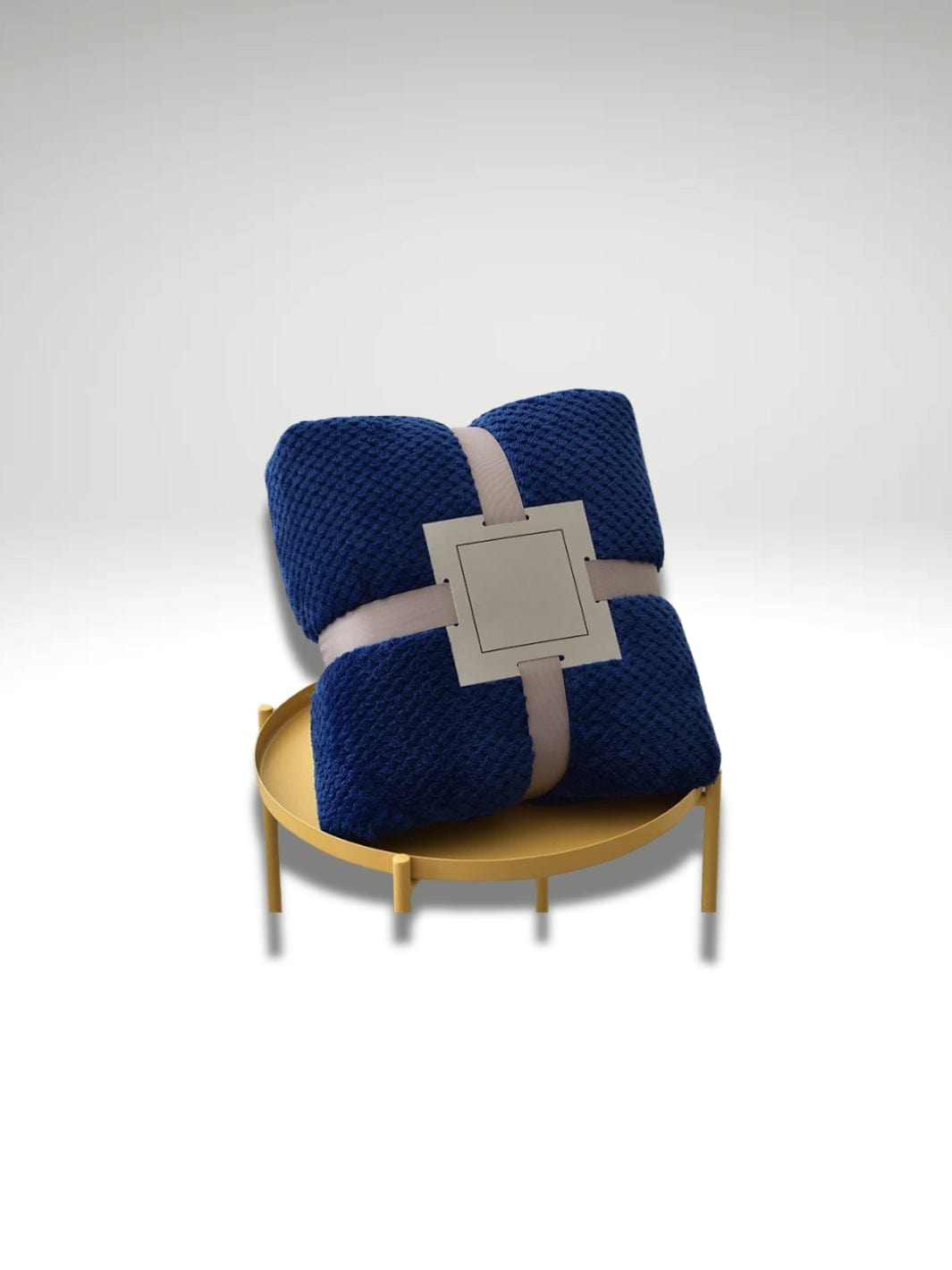 Plaid ultra doux Bleu marine / 100x150cm