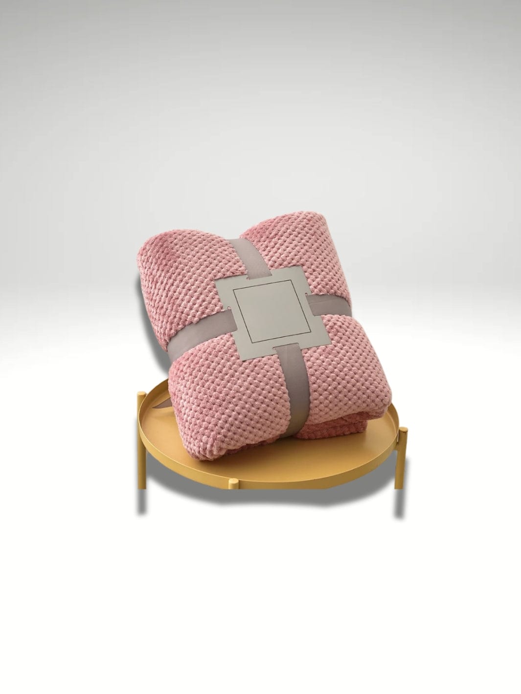 Plaid vieux rose Rose pale / 100x150cm