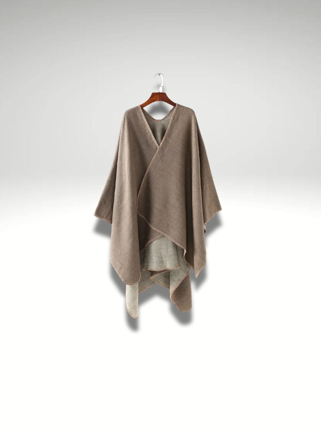 Plaide automne | Taupe double face Taupe