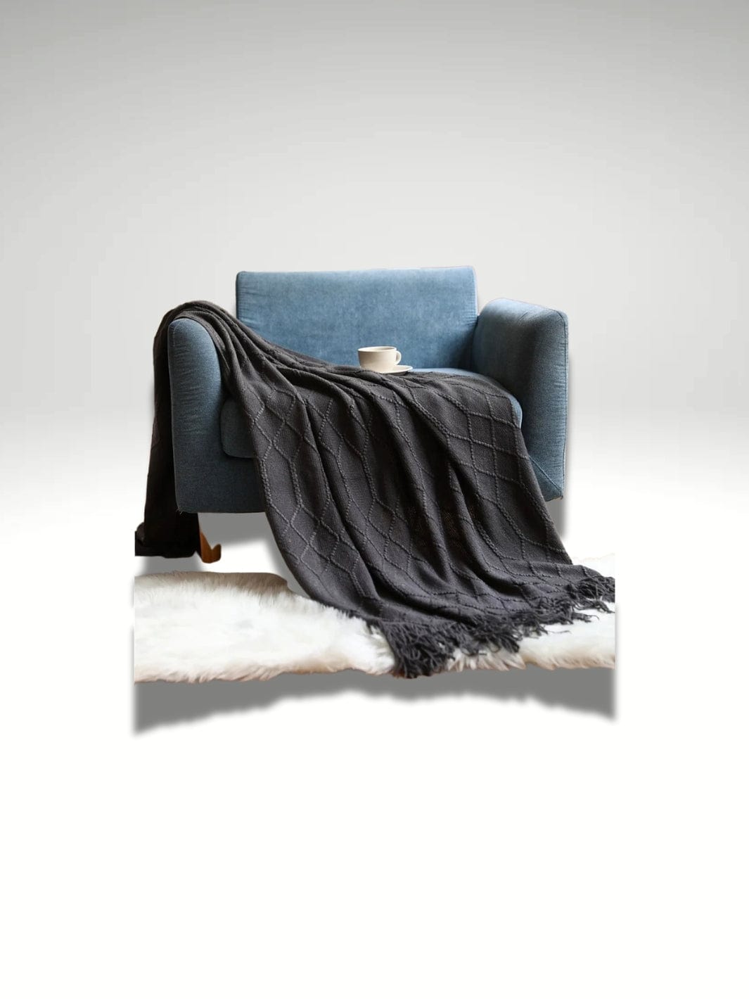 Plaide picnic | Gris intense