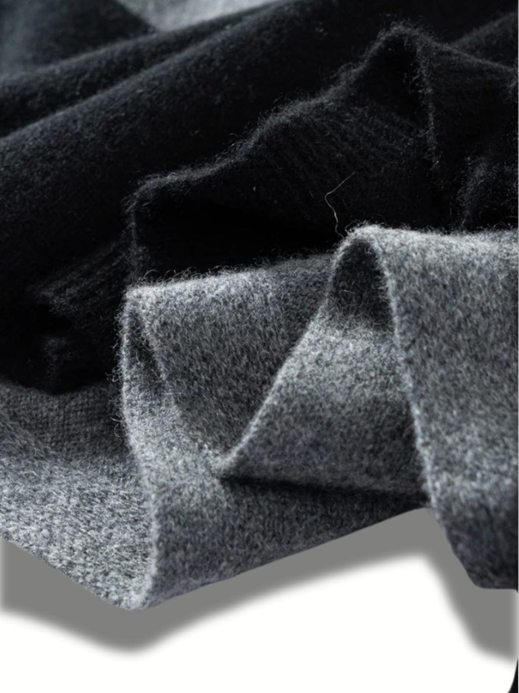 Poncho cachemire femme Noir