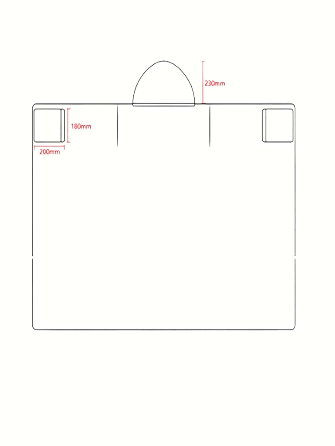 Poncho d'intérieur femme Bleu / 170x120cm