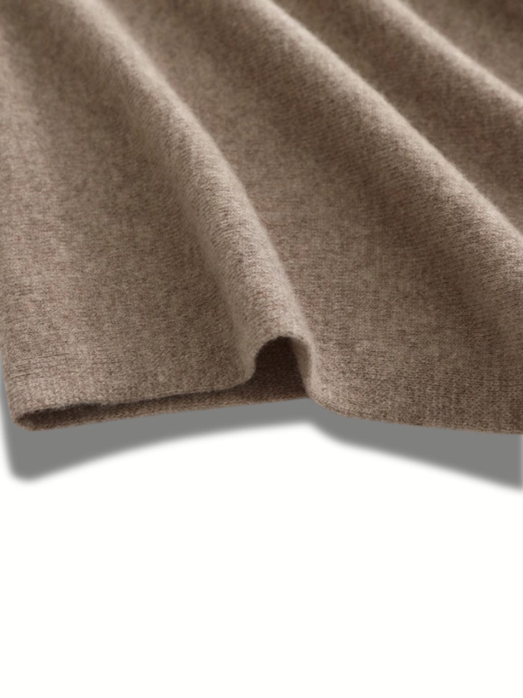Poncho en laine pour femme Rouge