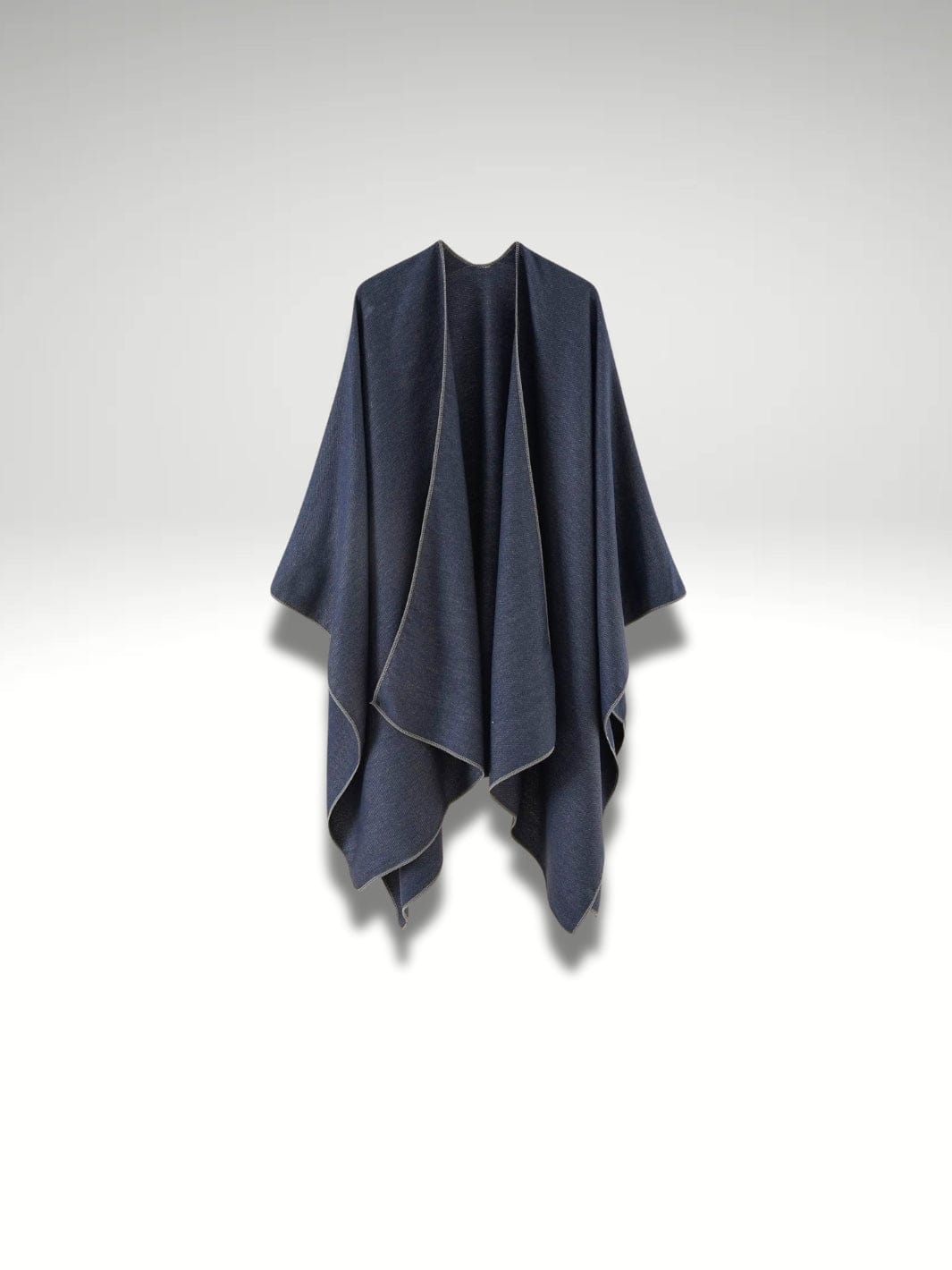 Poncho plaid fille